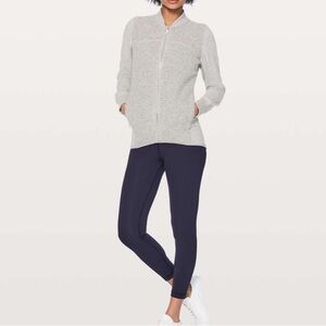 Lululemon Stand Out‎ Sherpa Jacket Heathered Core Light Grey / Silver Drop